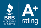 BBB Accredited Business A+ rating